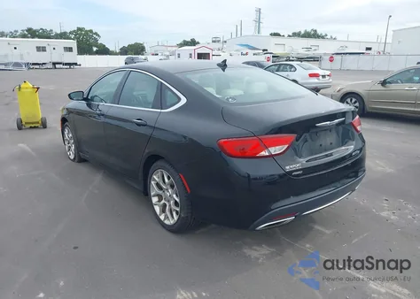 2015 Chrysler 200 C from USA, damaged, VIN 1C3CCCEG5FN593012